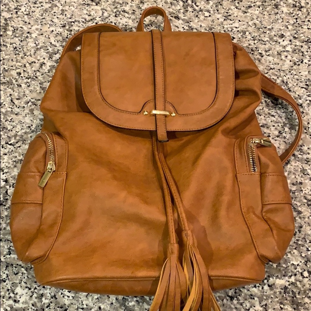 CAMEL “DRAWSTRING” BACKPACK - Picture 6 of 7